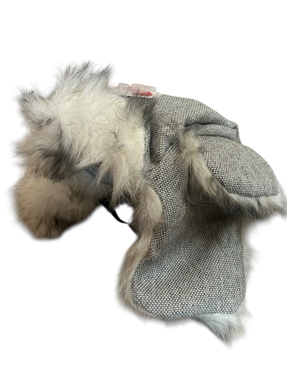 NEW Gray Boots & Barkley Pet Fur Hat Warm Winter Accessories One Size Small Fit!